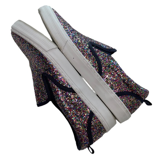 ***RELISTED*** GAPKids Multi Colored Glitter Slip-On Shoes Girls Size 3 - Picture 4 of 12